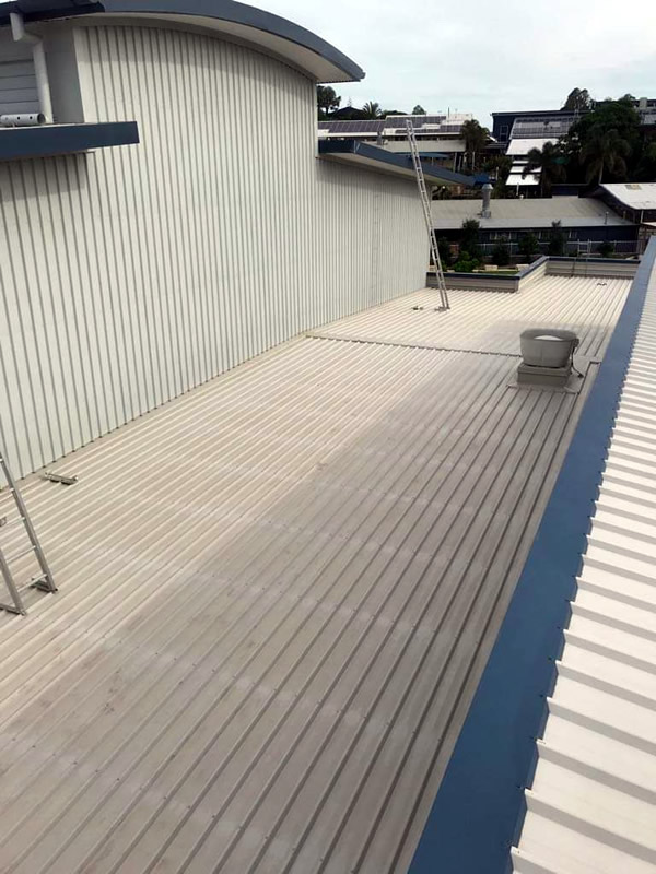 Commercial Building Roof Cleaning