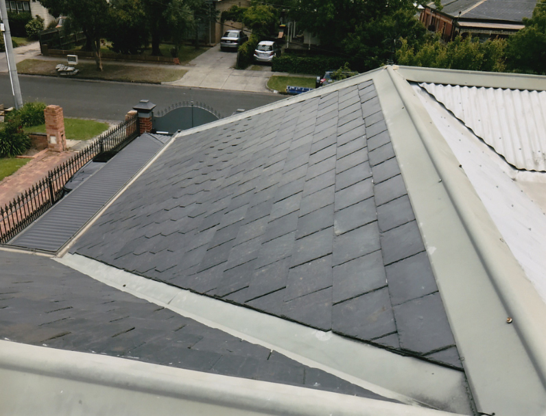 Soft Wash roof after cleaning Sunshine Coast