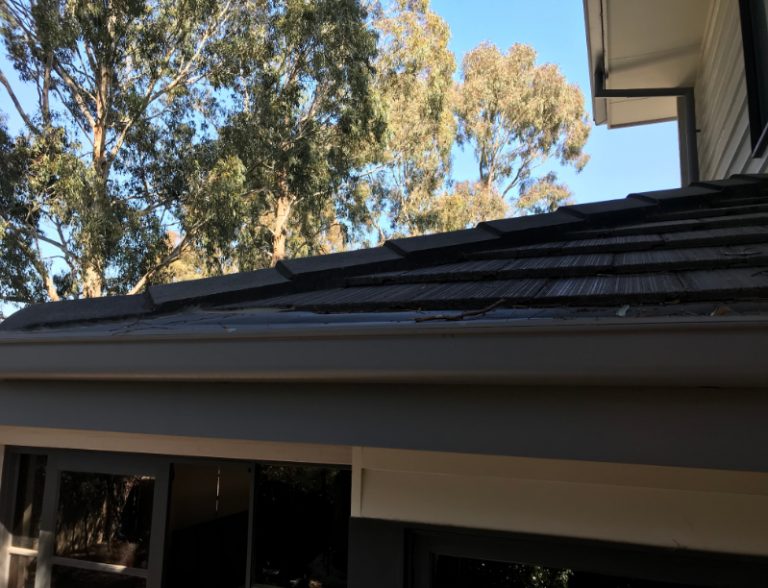 Soft Wash roof after cleaning Sunshine Coast
